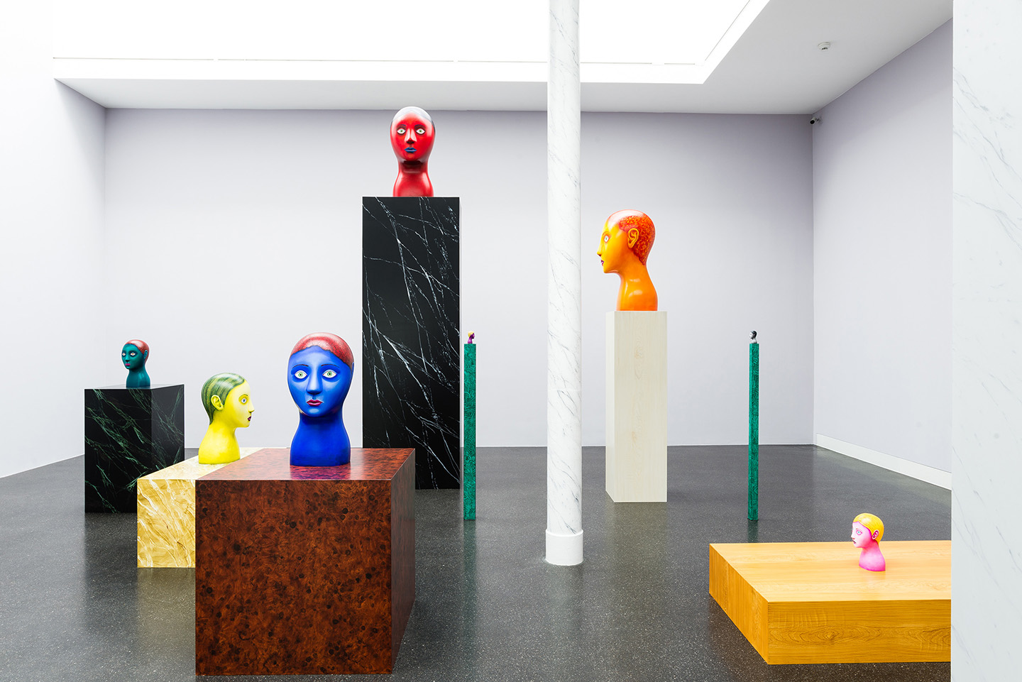 Nicolas Party “Heads” at Galerie Gregor Staiger, Zurich •Mousse Magazine