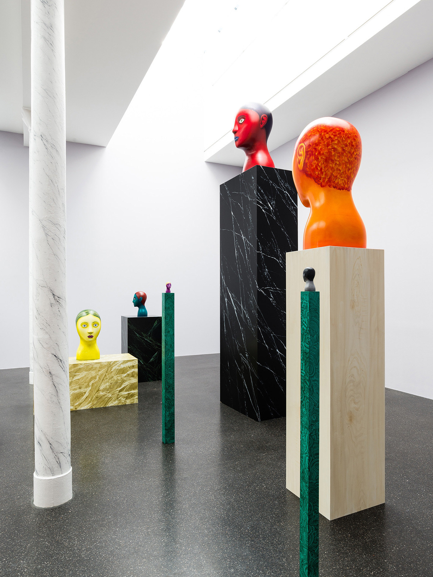 Nicolas Party “Heads” at Galerie Gregor Staiger, Zurich •Mousse Magazine